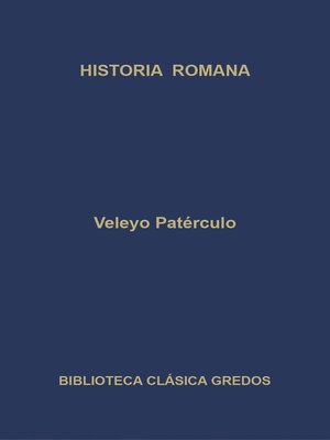 cover image of Historia romana